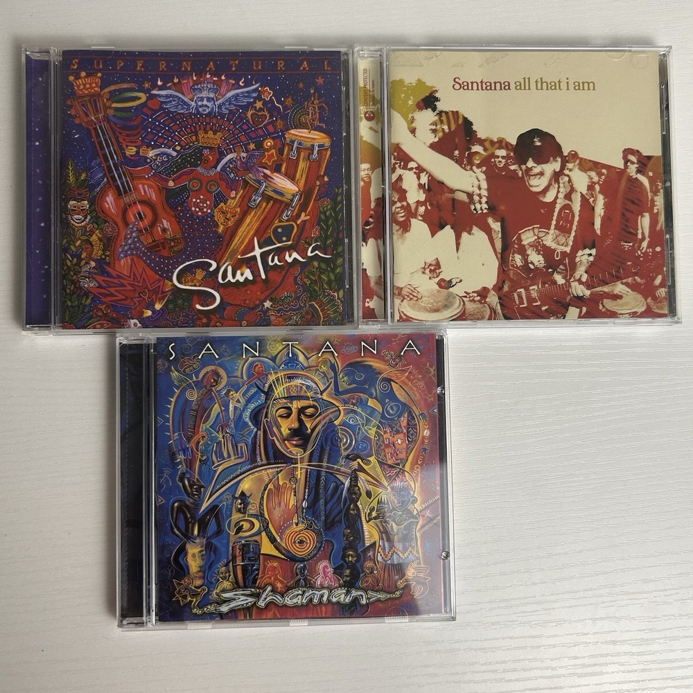 Santana CD Lot of 3 Albums - All That I Am - Shaman - Supernatural